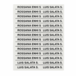 Cinta Con Nombres A 2 Columnas
