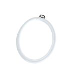 Mv 034 L Bastidor Marco Blanco Oval 17.5 Cms Dmc
