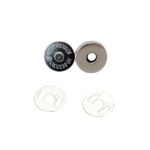 Sa 419-2 Broche Magnetico 1.40 Cm Plata X 2 U