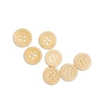 Sn-287 Boton Madera 1.5 Cm Natural(ex Sr 465)