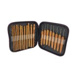 Sa 435-1 Estuche Set Crochet Madera 16 Un - Imagen 4