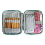 Set Crochet Estuche Flores