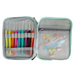 Set Crochet Estuche Flores