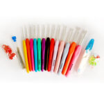 Ck163-c2 Set Crochet Mango Plastico C/accesor