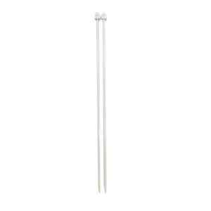 Palillo Recto Plástico 35 Cm. Sa 561  3 Blanco