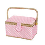 Sn-268 Mediano 24x18x13 Cm C:09 Rosado Puntos