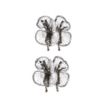 Sn 435 Decor. Calzado Mariposa 5x4 Cm.plata